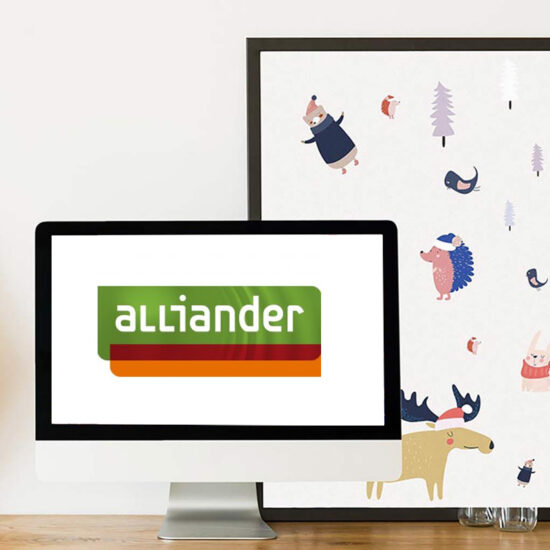 een afbeelding met het logo van Alliander