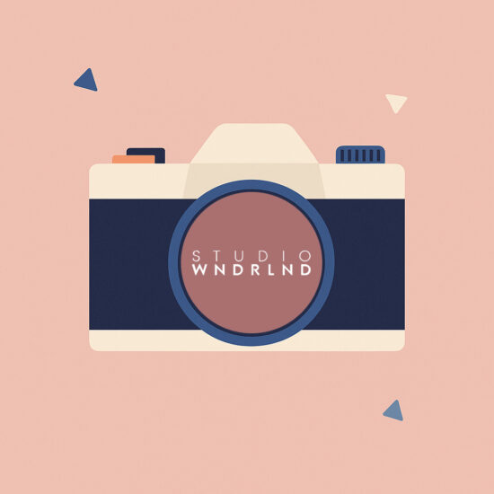 camera met het woord studio wndrlnd erin